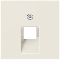 Лицевая панель Jung EcoProfi для 1-м. розетки RJ11/RJ45 слоновая кость картинка